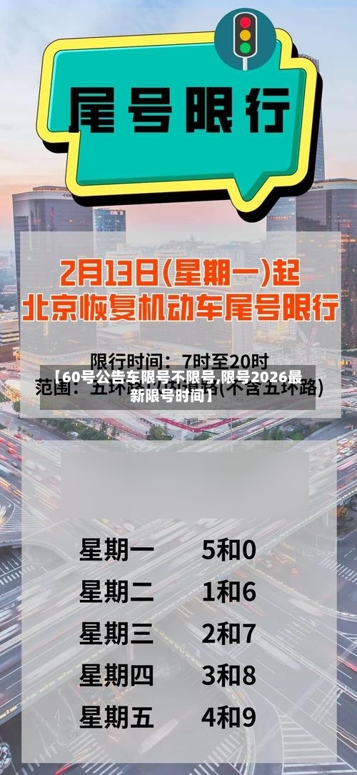 【60号公告车限号不限号,限号2026最新限号时间】