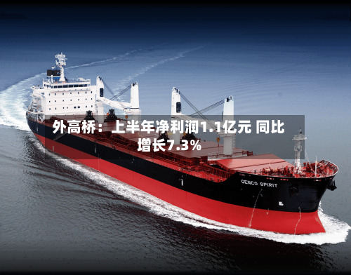 外高桥：上半年净利润1.1亿元 同比增长7.3%-第1张图片