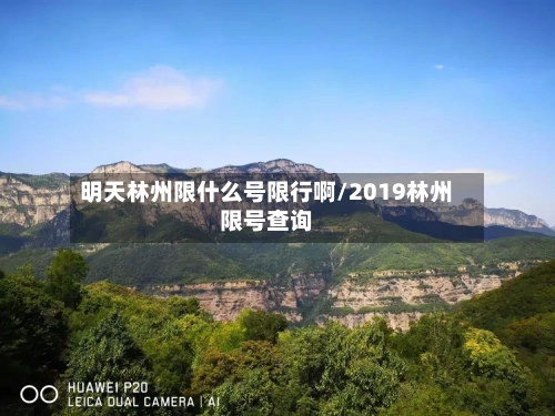 明天林州限什么号限行啊/2019林州限号查询-第2张图片