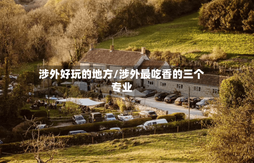 涉外好玩的地方/涉外最吃香的三个专业
