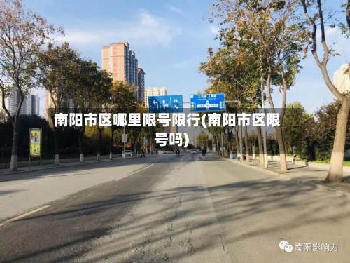 南阳市区哪里限号限行(南阳市区限号吗)-第3张图片