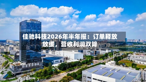 佳驰科技2026年半年报：订单释放放缓，营收利润双降-第2张图片