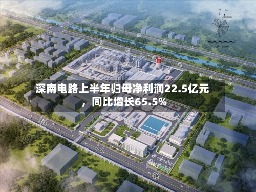 深南电路上半年归母净利润22.5亿元，同比增长65.5%-第2张图片