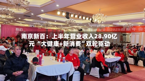 南京新百：上半年营业收入28.90亿元 “大健康+新消费	”双轮驱动-第3张图片