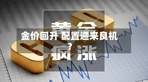 金价回升 配置迎来良机？-第2张图片